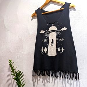Alien Vacation Cutoff Tank